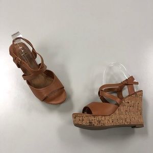 Wedge Sandals from Fashion Focus - Super-2 Cognac